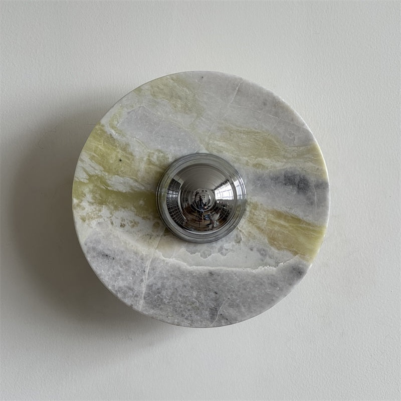 Scalano Green Calacatta Marble Sconce