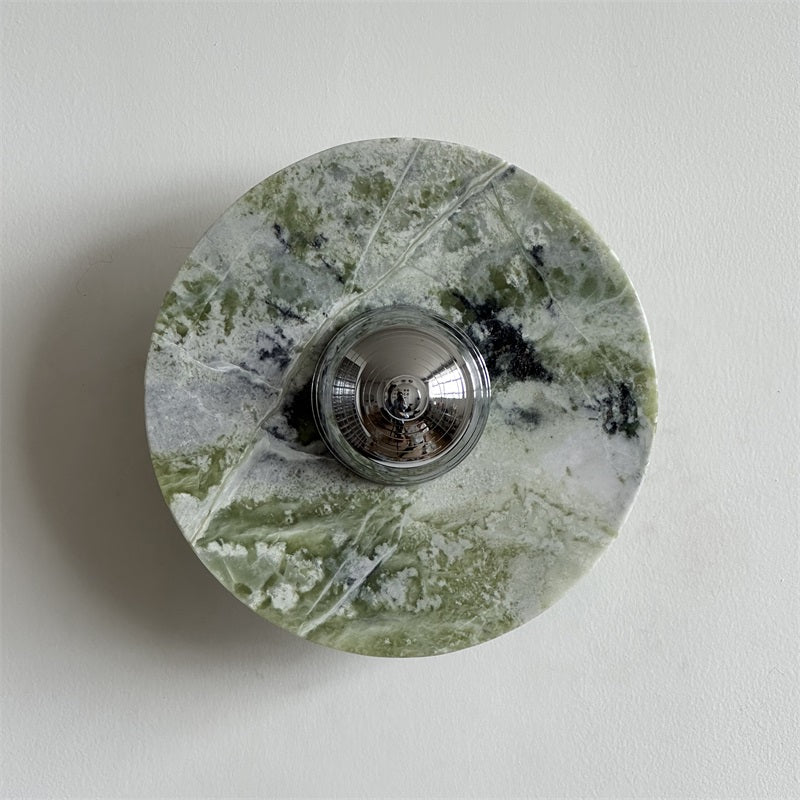 Scalano Green Calacatta Marble Sconce