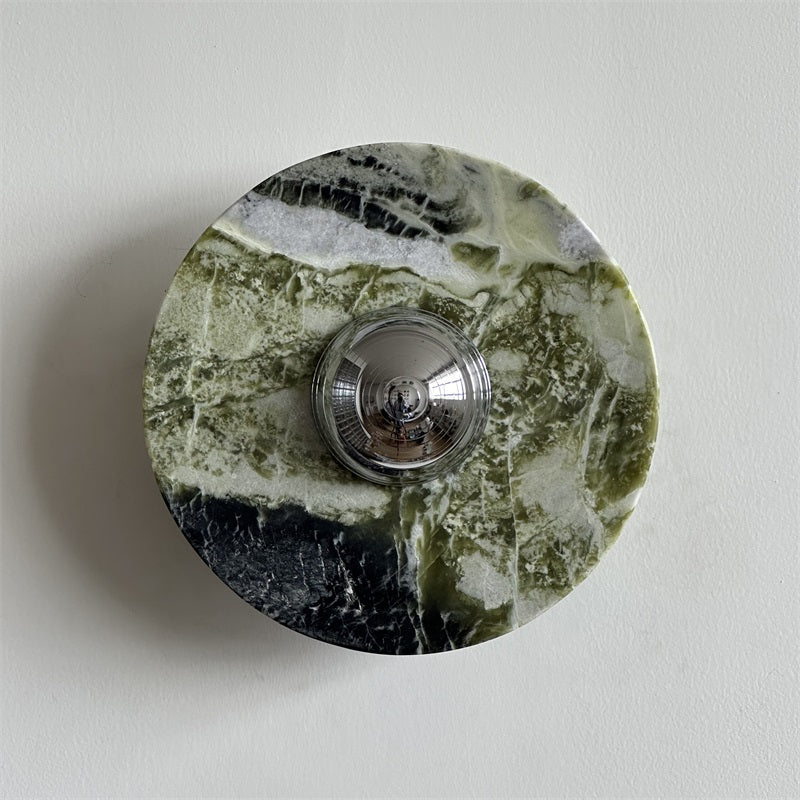 Scalano Green Calacatta Marble Sconce