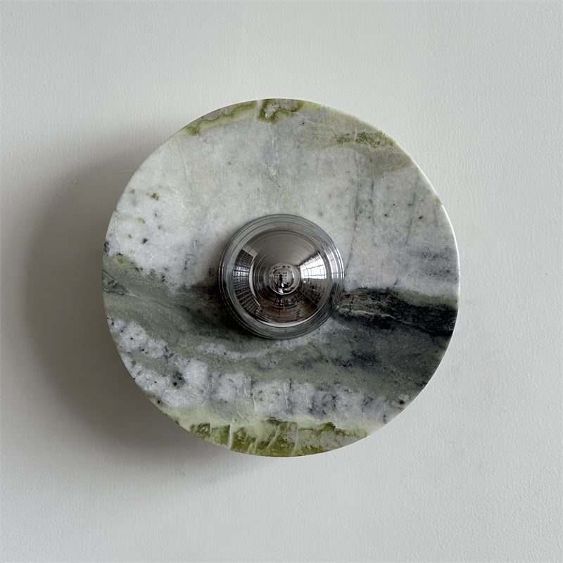 Scalano Green Calacatta Marble Sconce