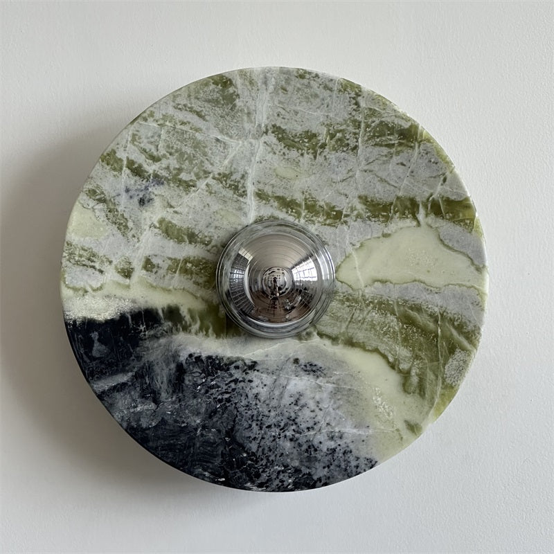 Scalano Green Calacatta Marble Sconce