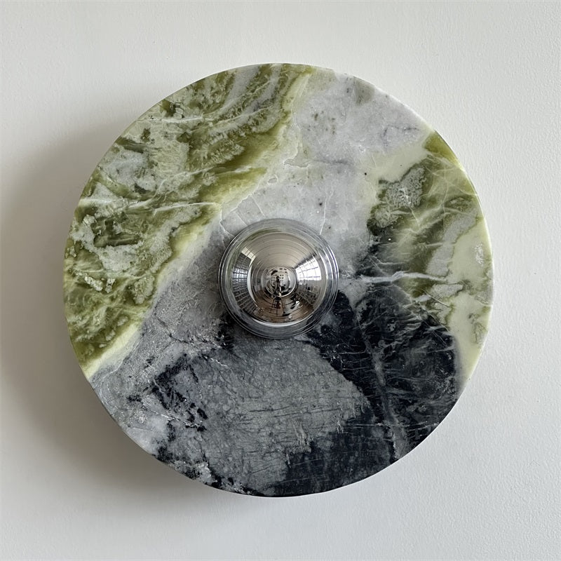 Scalano Green Calacatta Marble Sconce