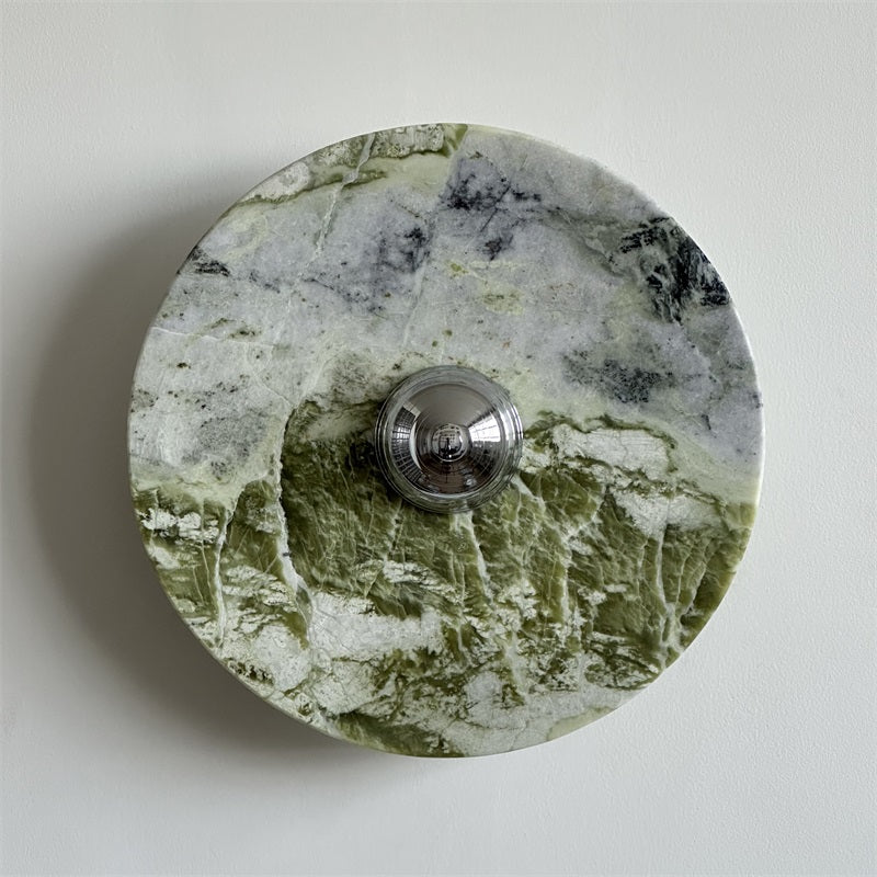 Scalano Green Calacatta Marble Sconce