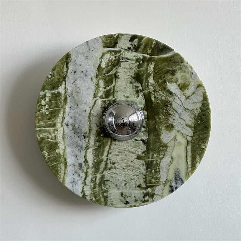 Scalano Green Calacatta Marble Sconce