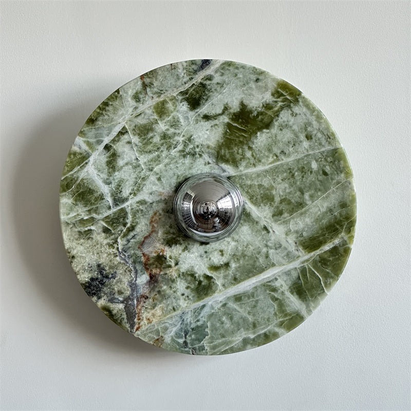 Scalano Green Calacatta Marble Sconce