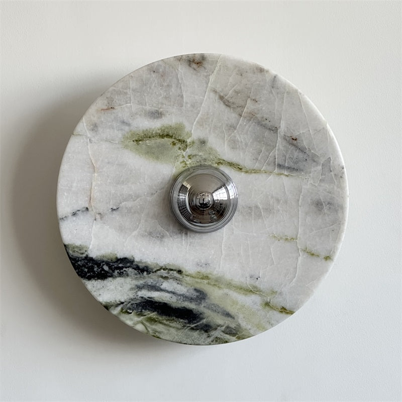 Scalano Green Calacatta Marble Sconce