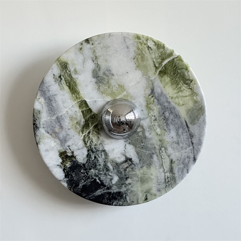 Scalano Green Calacatta Marble Sconce