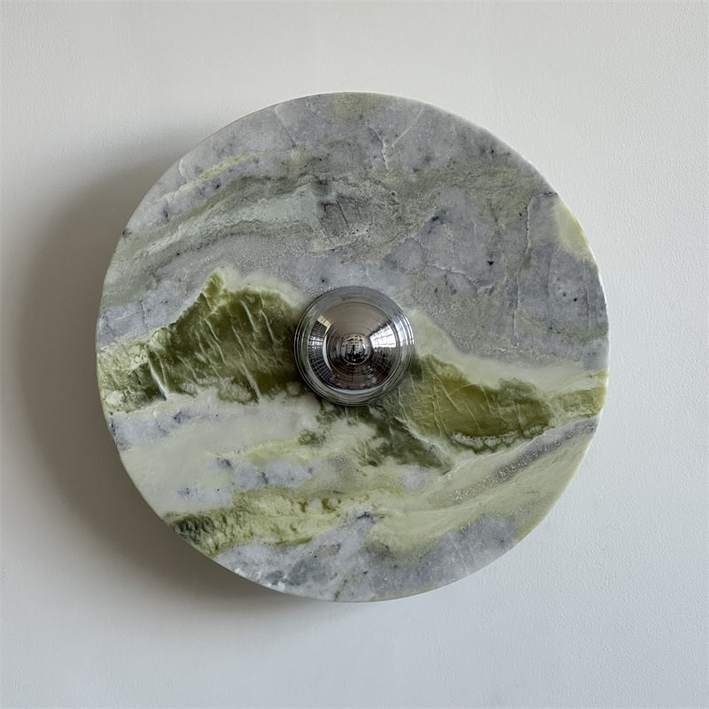 Scalano Green Calacatta Marble Sconce