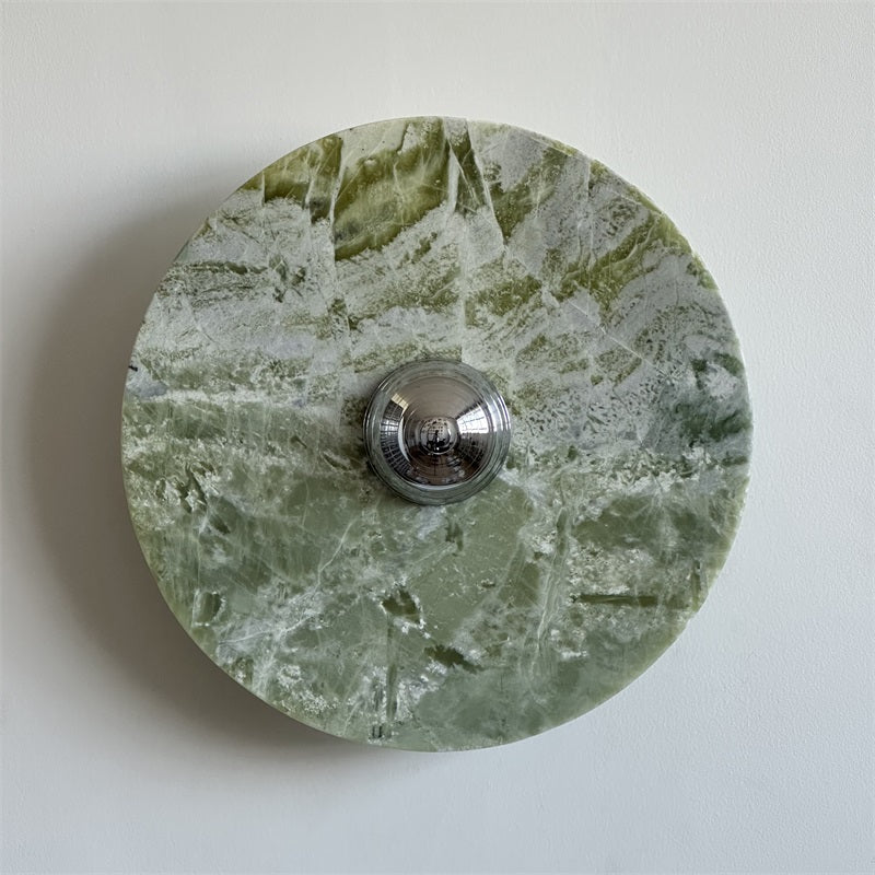 Scalano Green Calacatta Marble Sconce