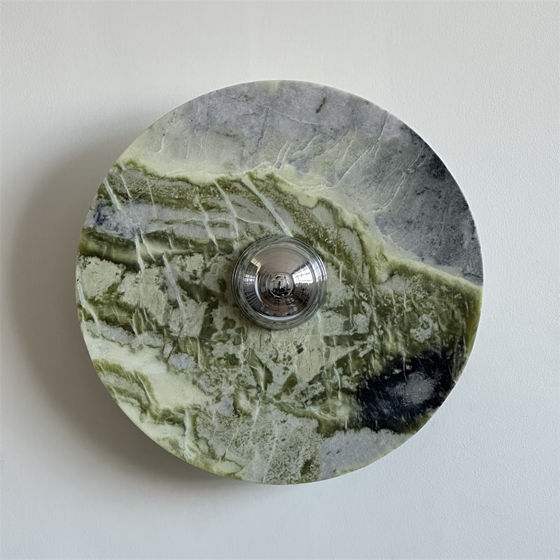 Scalano Green Calacatta Marble Sconce
