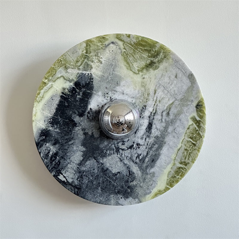 Scalano Green Calacatta Marble Sconce