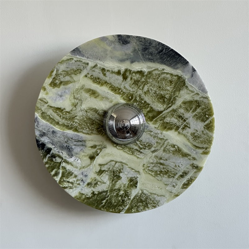 Scalano Green Calacatta Marble Sconce