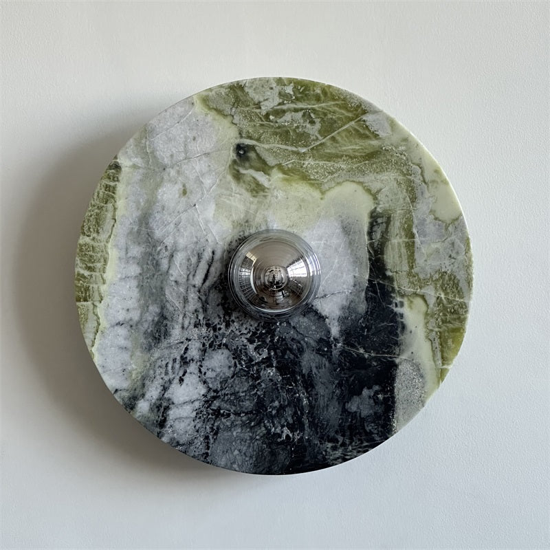 Scalano Green Calacatta Marble Sconce