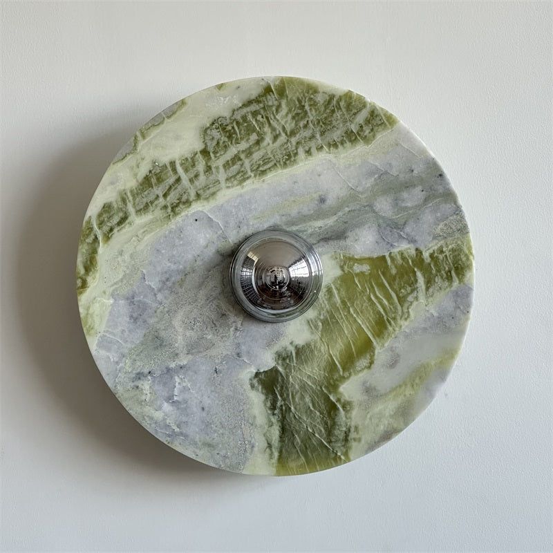 Scalano Green Calacatta Marble Sconce