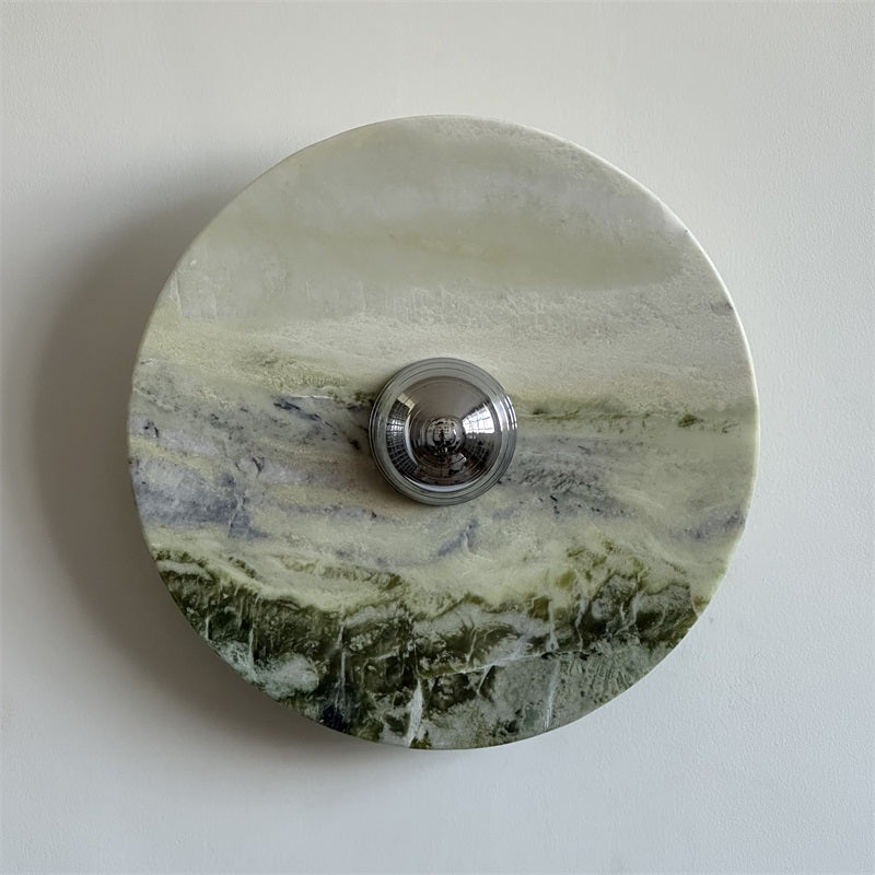 Scalano Green Calacatta Marble Sconce