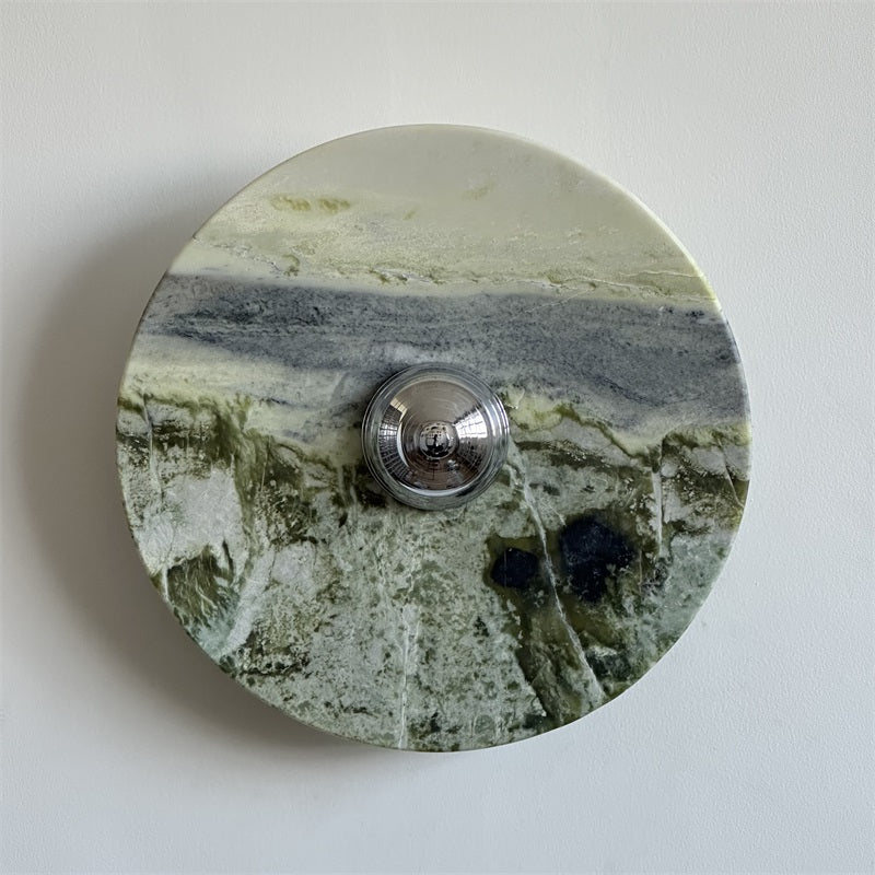 Scalano Green Calacatta Marble Sconce