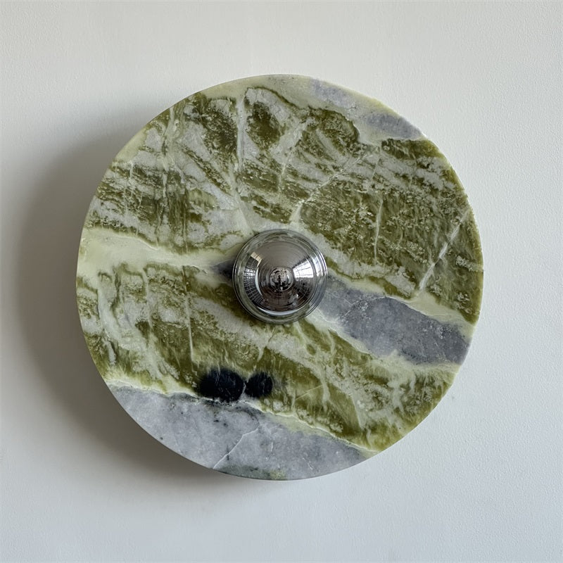 Scalano Green Calacatta Marble Sconce