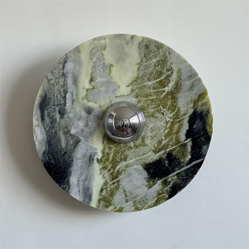 Scalano Green Calacatta Marble Sconce