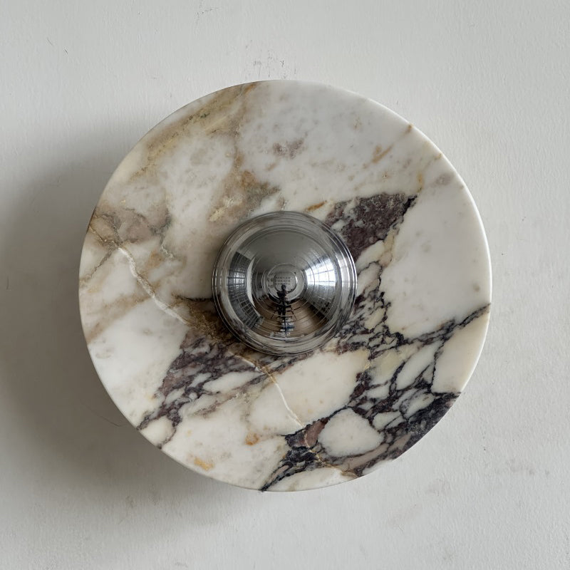 Ugo Marble Round Sconce