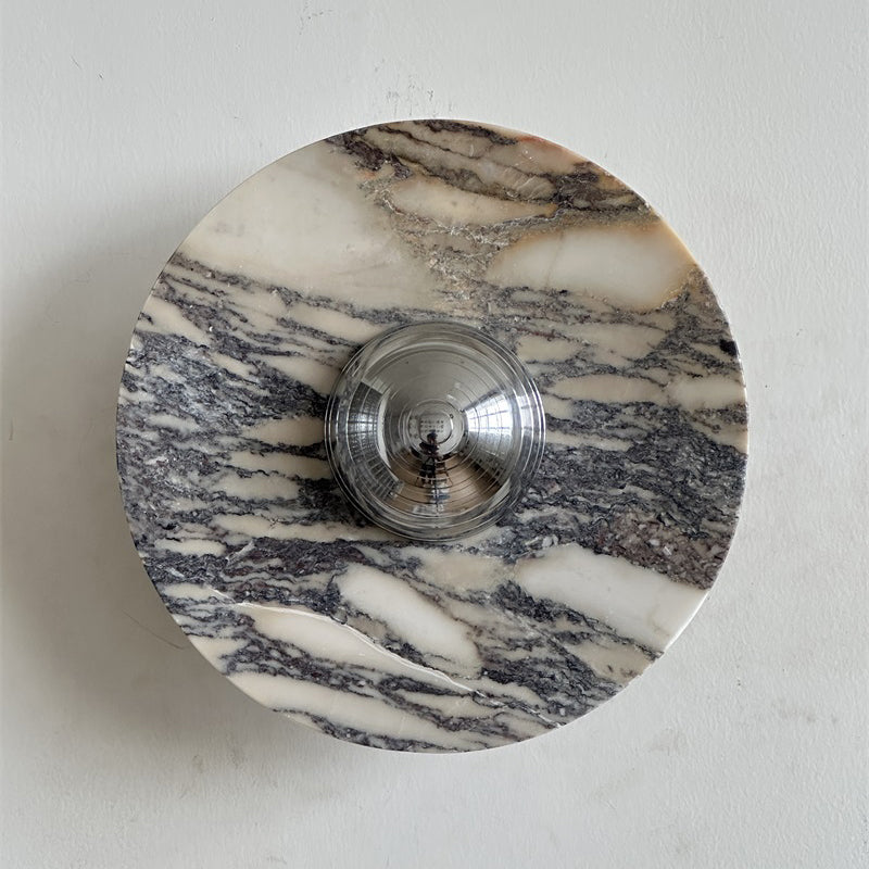 Ugo Marble Round Sconce