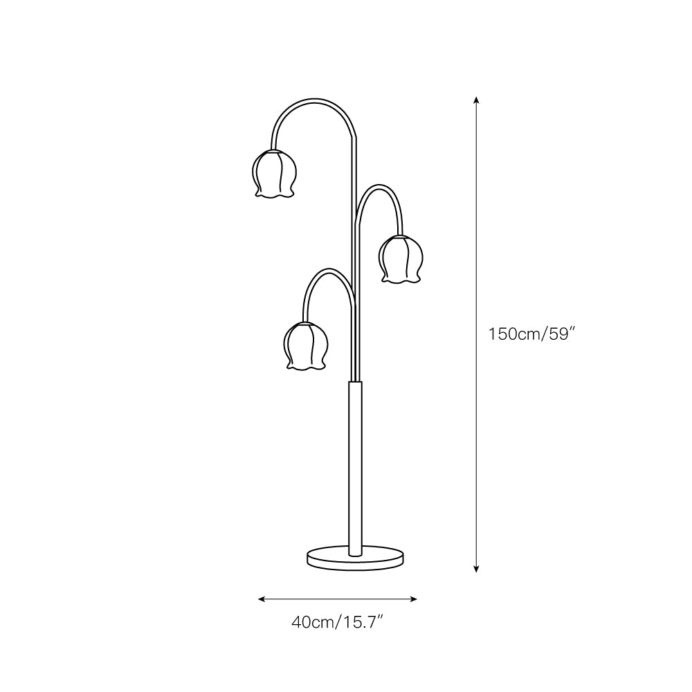 Donato Orchid Floor Lamp