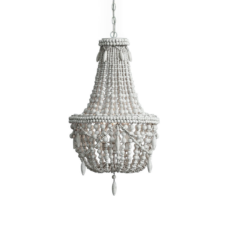Minina Wood Bead Chandelier