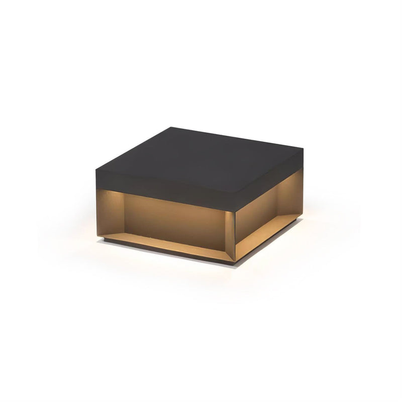 Rivora Box Black Outdoor Post Light