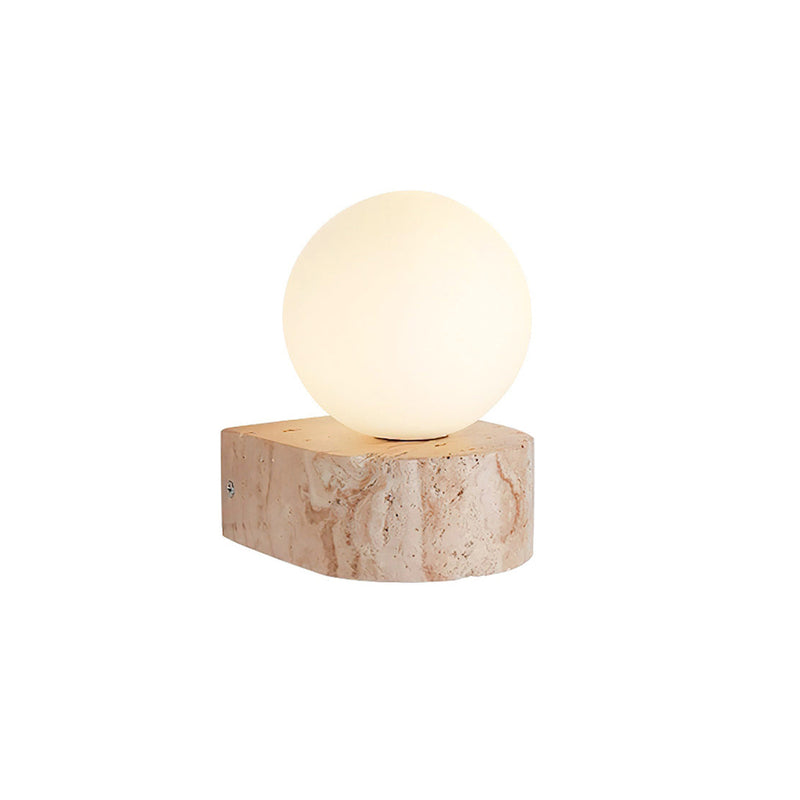 Rubeto Travertine Wall Lamp
