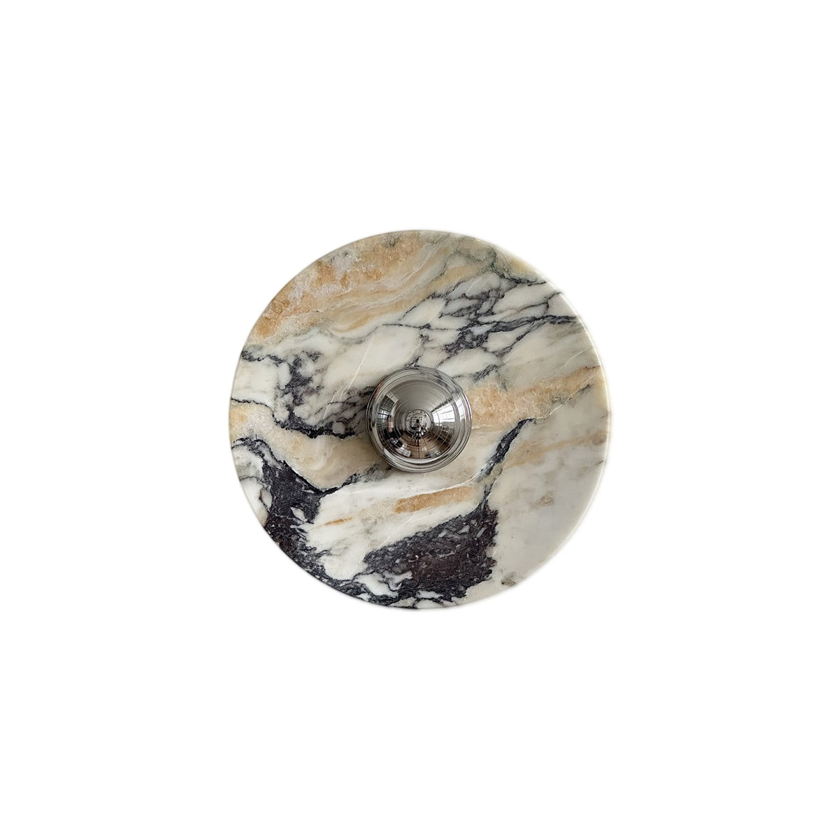 Ugo Marble Round Wall Sconce