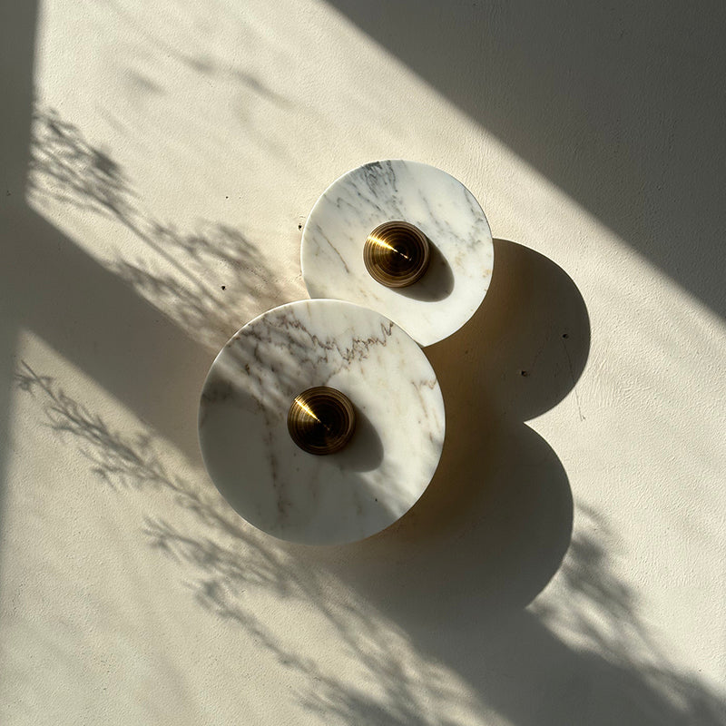 Ugo Combination Marble Alabaster Sconce