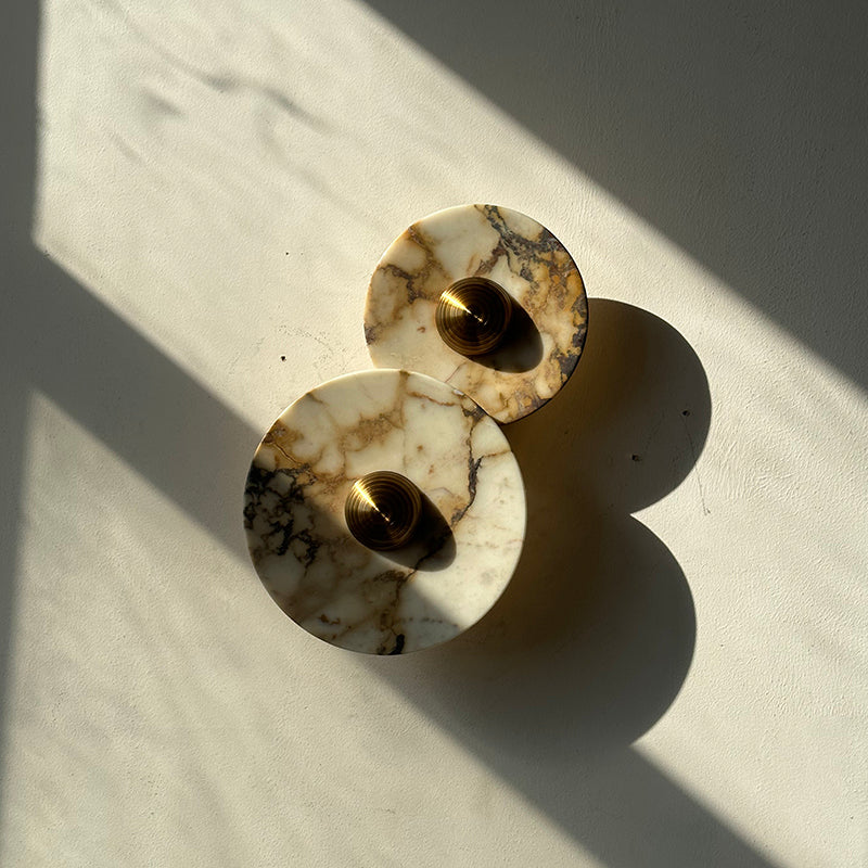 Ugo Combination Marble Alabaster Sconce