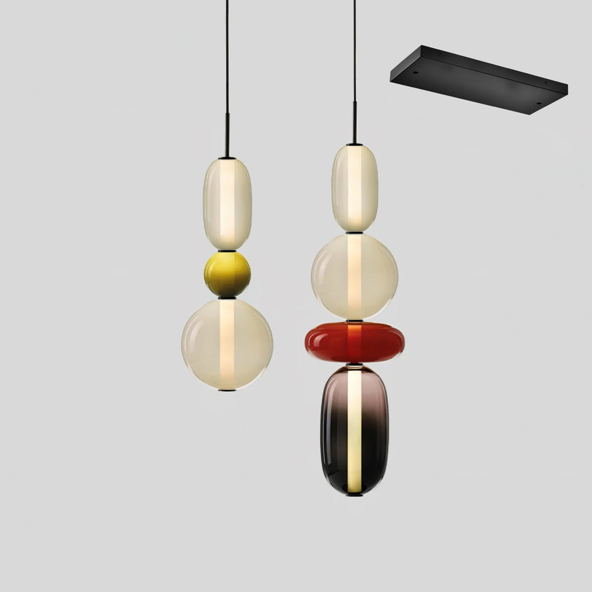 Paestum Glass Chandelier