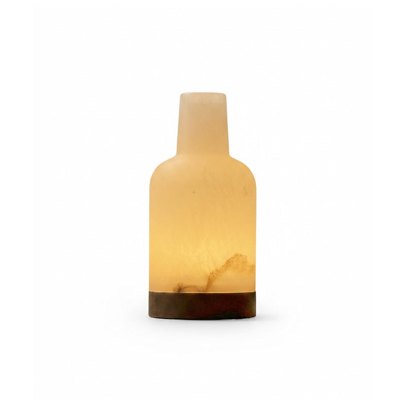 Nideto Alabaster Table Lamp (Built-in Battery)