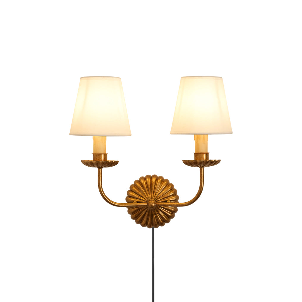 Vermetta Plug-in Wall Sconce