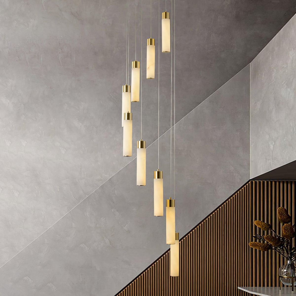Amedeo Alabaster Cascade Chandelier