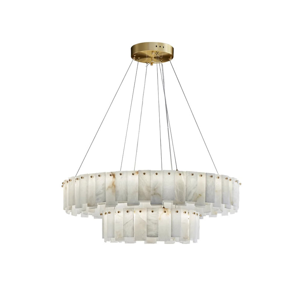 Amedeo Round Alabaster Chandelier