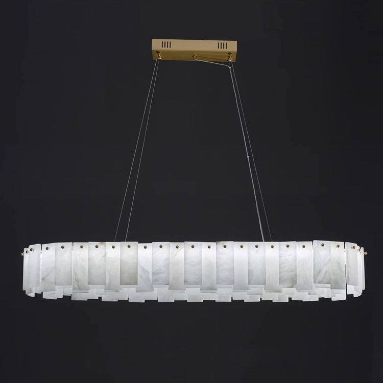 Amedeo Round Alabaster Chandelier