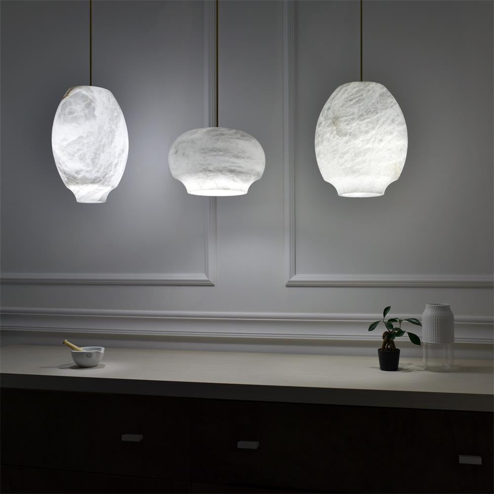 Arena Alabaster Pendant Lamp