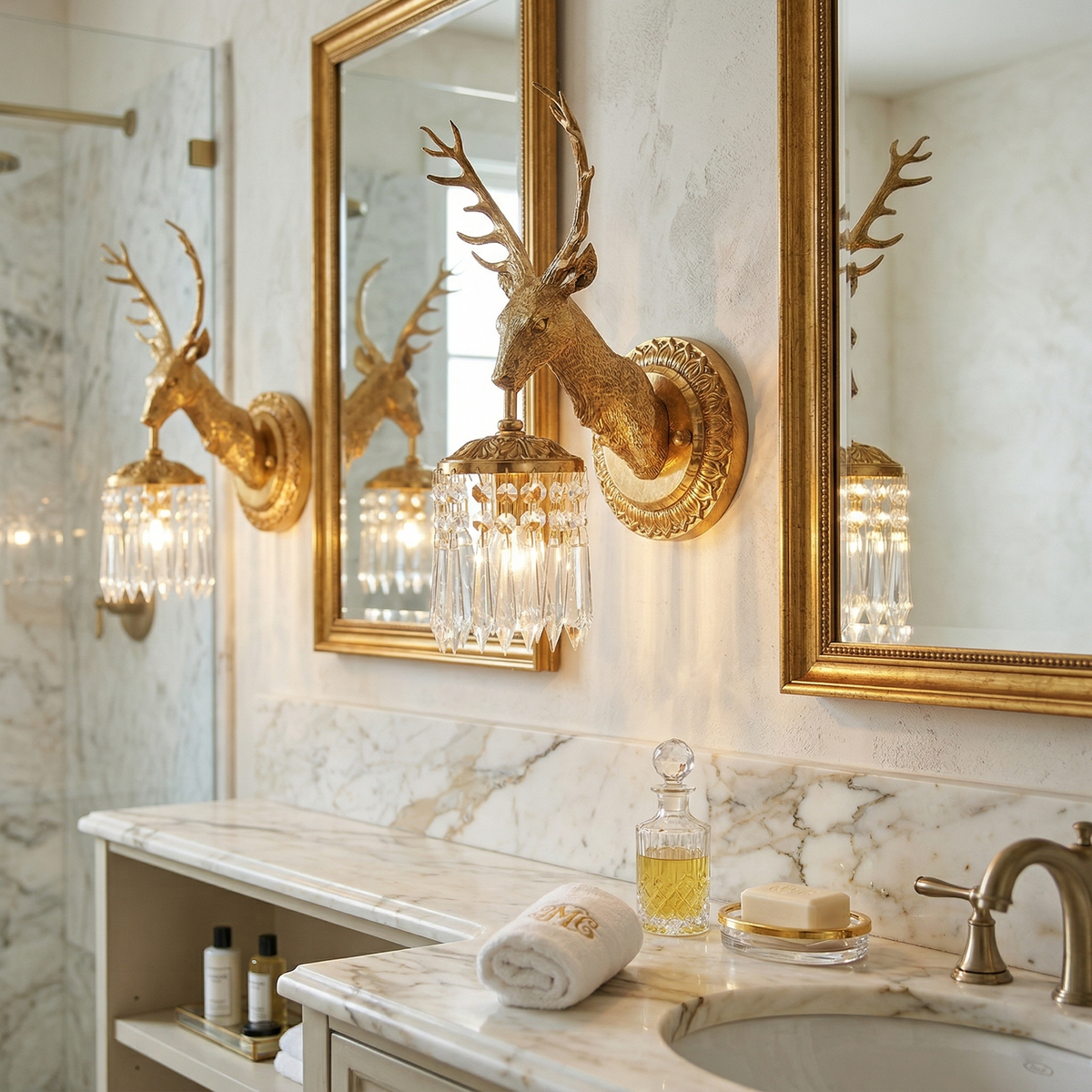 Olindo Crystal Wall Lamp