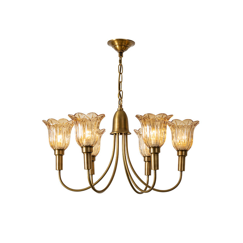 Trebina Brass Chandelier