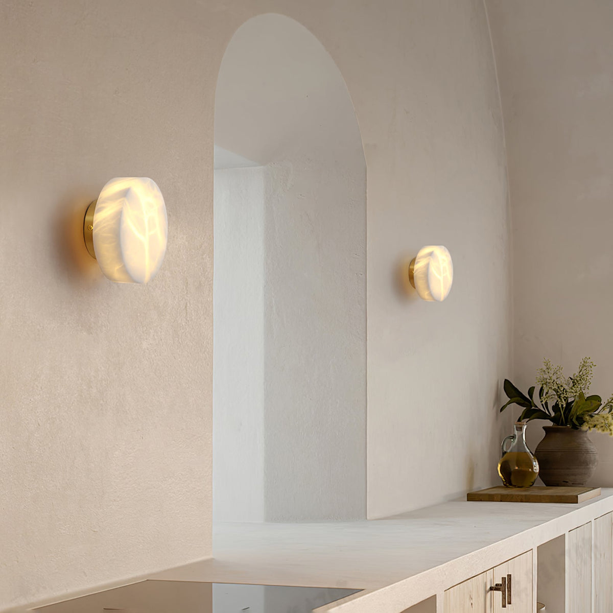 Argina Alabaster Wall Lamp