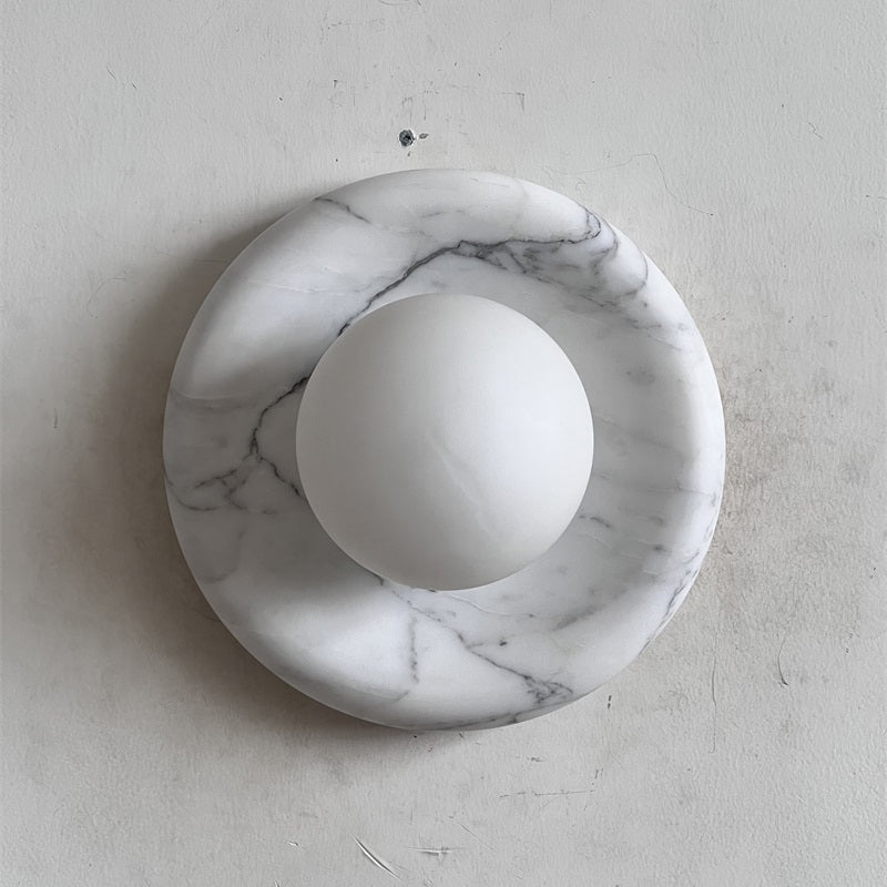 Gelso Marble White Sconce