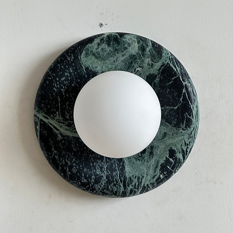 Gelso Dark Green Marble Sconce