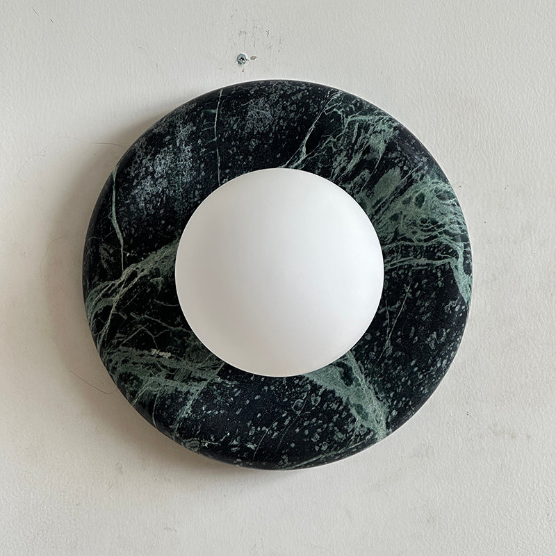 Gelso Dark Green Marble Sconce