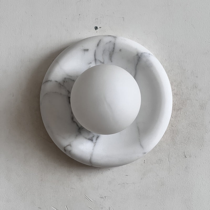 Gelso Marble White Sconce