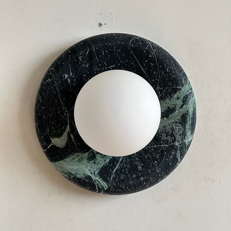 Gelso Dark Green Marble Sconce