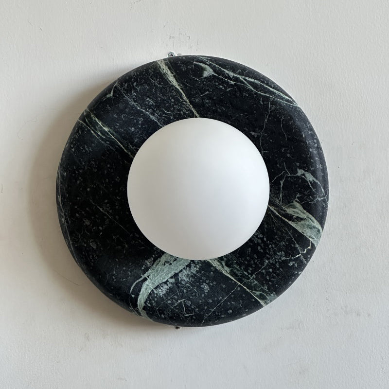 Gelso Dark Green Marble Sconce