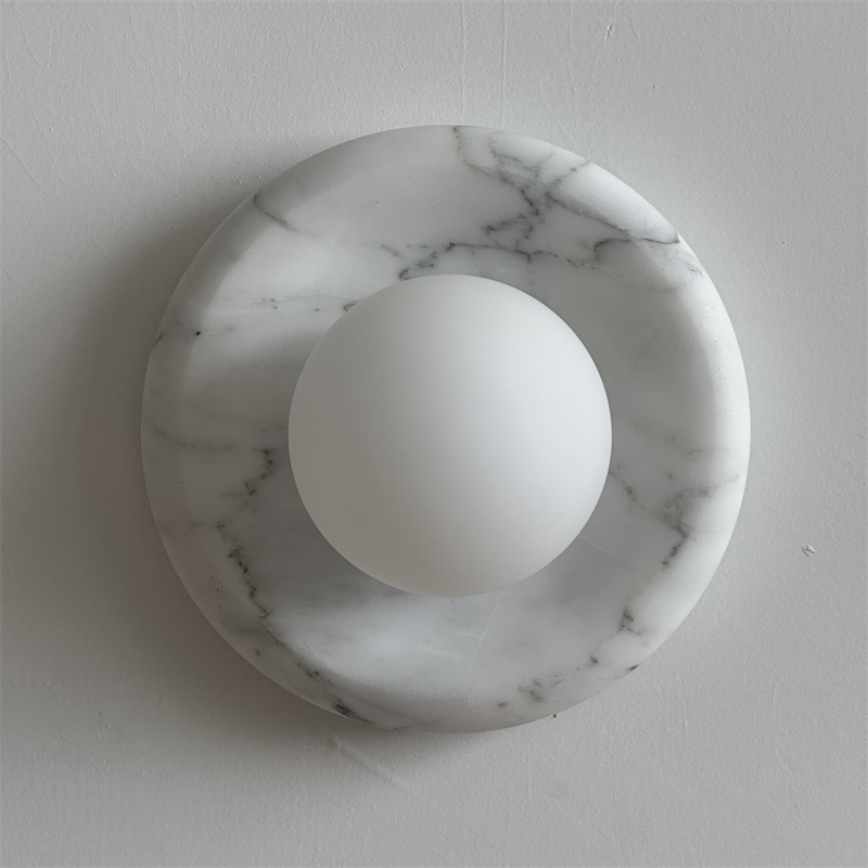 Gelso Marble White Sconce