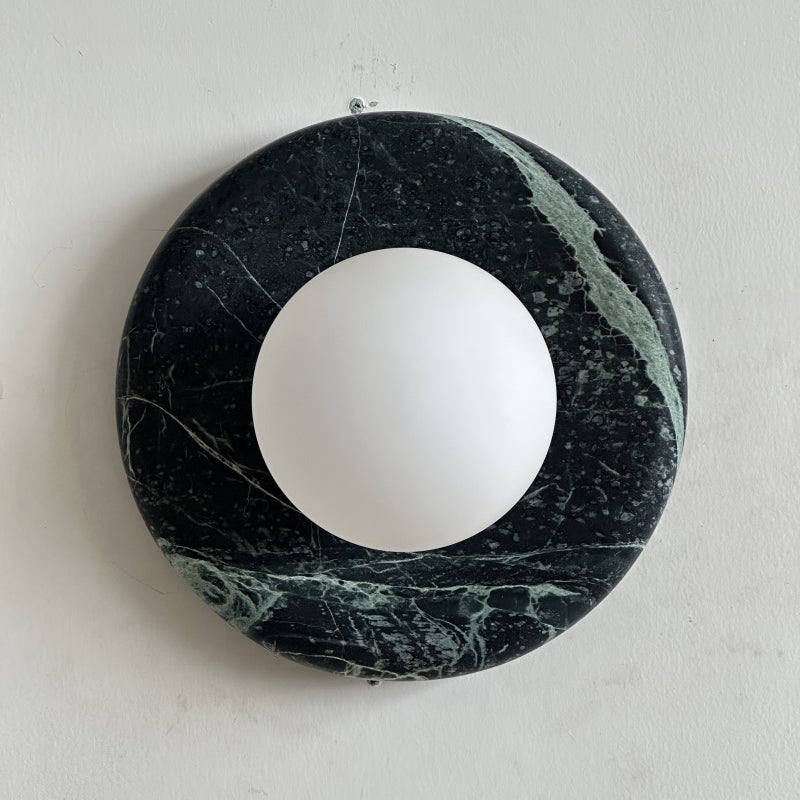 Gelso Dark Green Marble Sconce