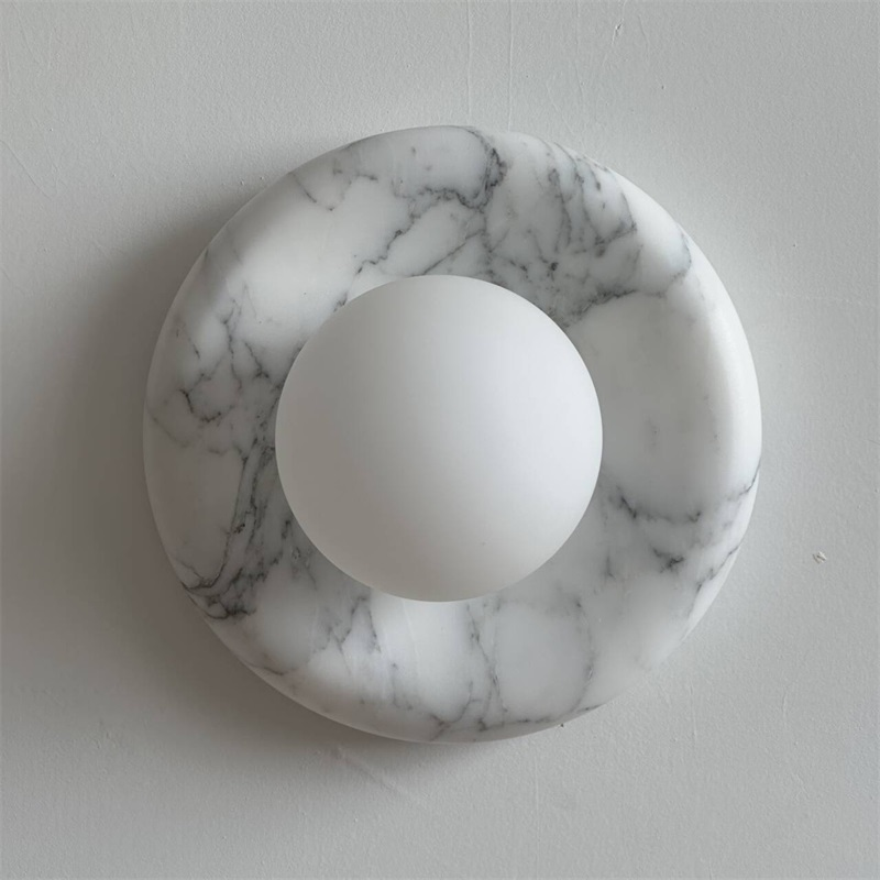 Gelso Marble White Sconce